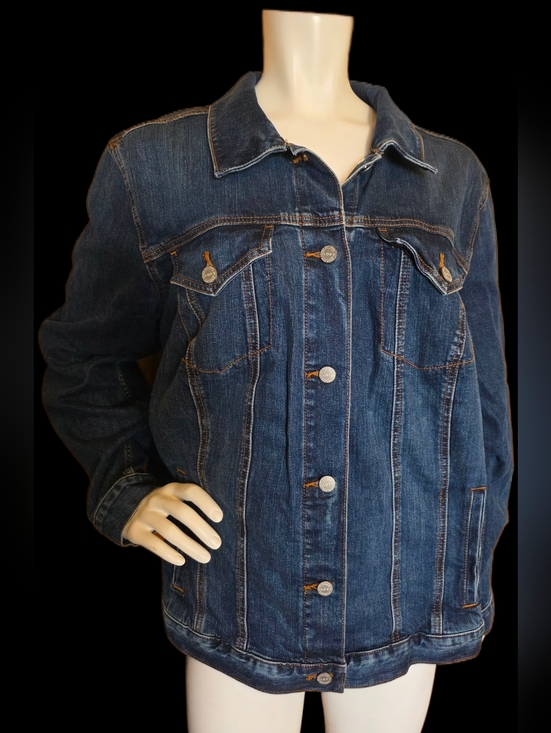 Jackets & Blazers - Loft Plus Size 20 Denim Jacket
